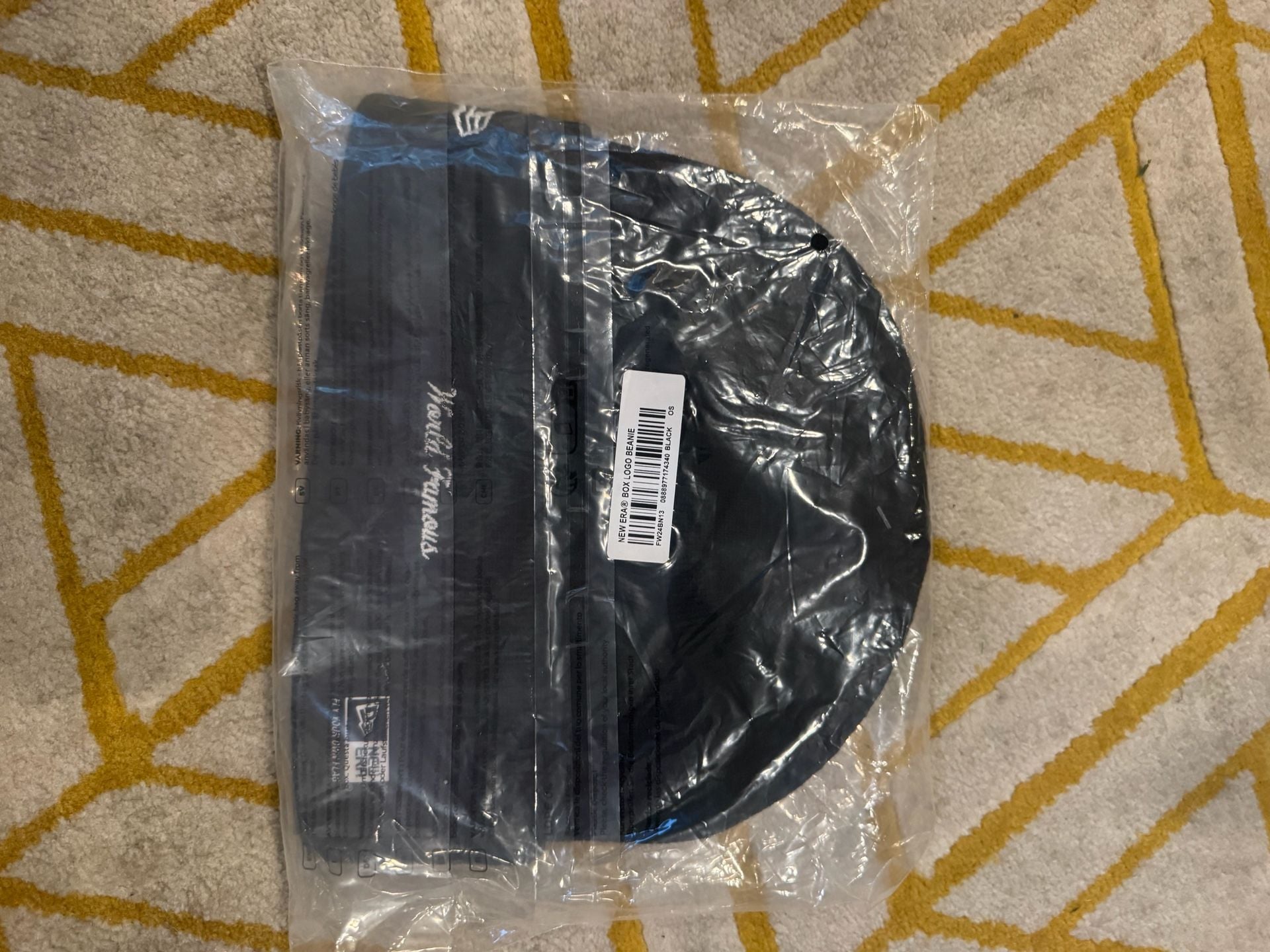 Supreme New Era Box Logo Beanie FW24 Black 3
