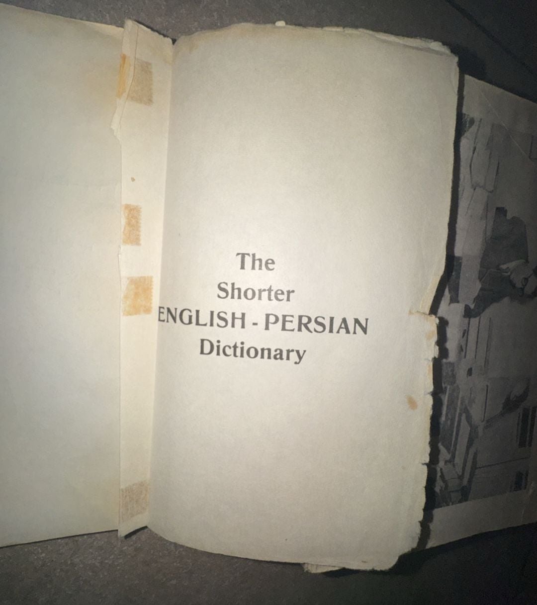 Haim's Shorter English-Persian Dictionary signed  8