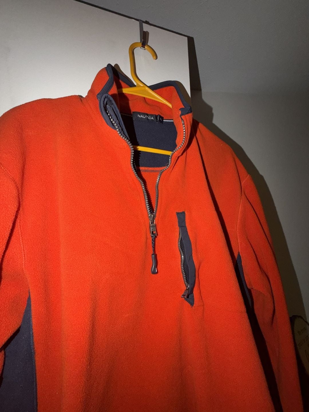 Nautica Men's Quarter-Zip Fleece Pullover with Chest Pocket 4