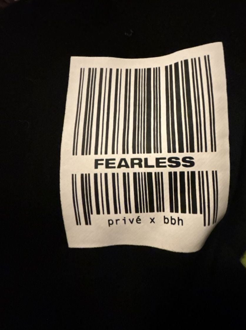 Privé x BBH Fearless Hoodie Black Size XL 2