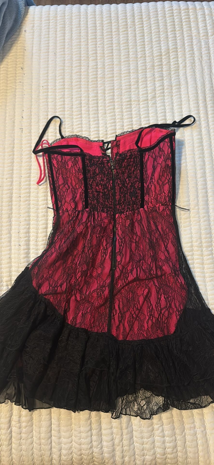 Alice + Olivia Chantil Lace Bustier Mini Dress 3