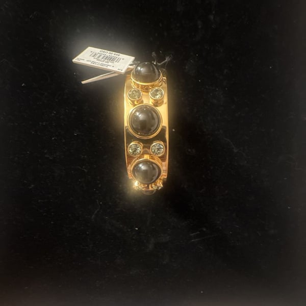 Vintage Juicy Couture Cabochon & Stone Cuff Bracelet Y2K