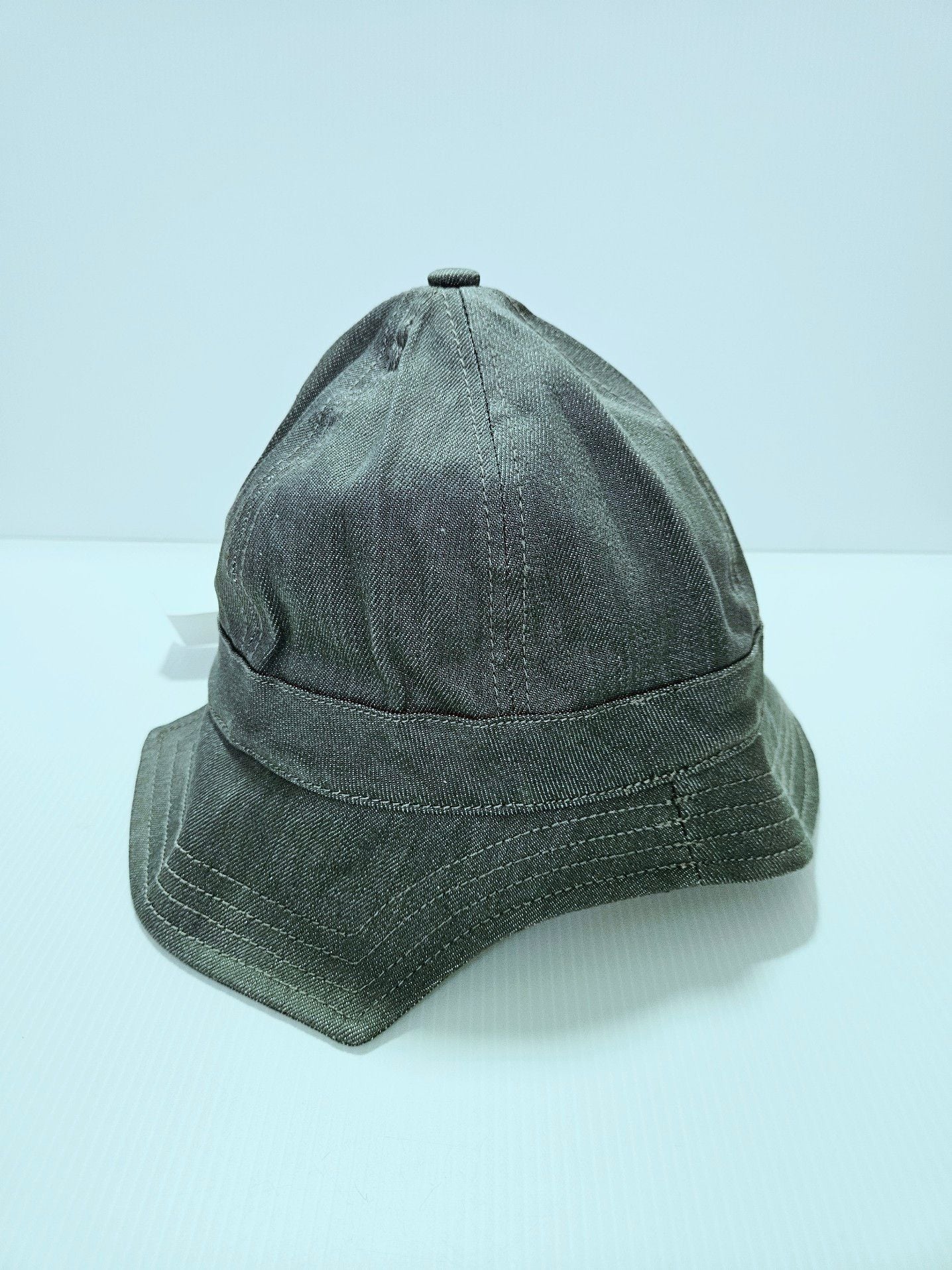 Goldspun GS Hat Raw Grey Denim Size Xl/XXL Bucket Hat 6