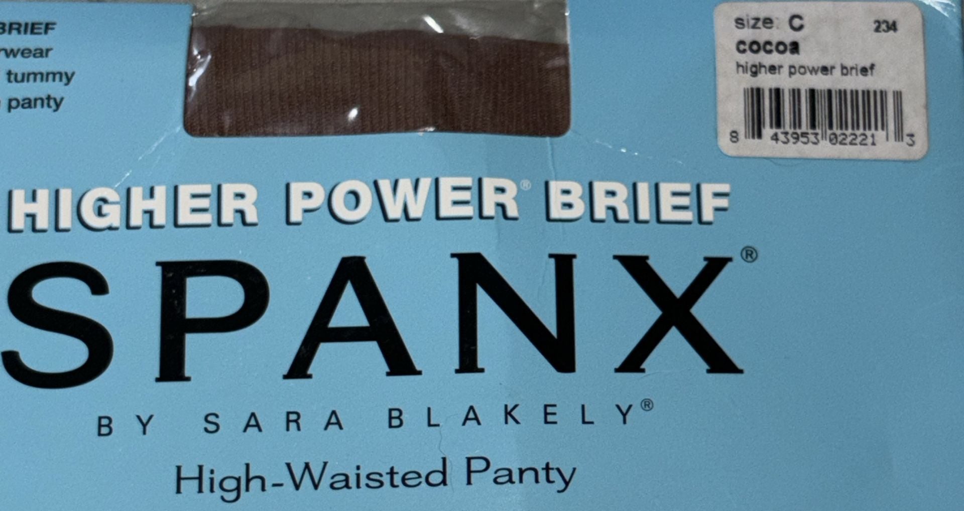 Spanx Higher Power Brief High-Waisted Panty Cocoa Size C 2