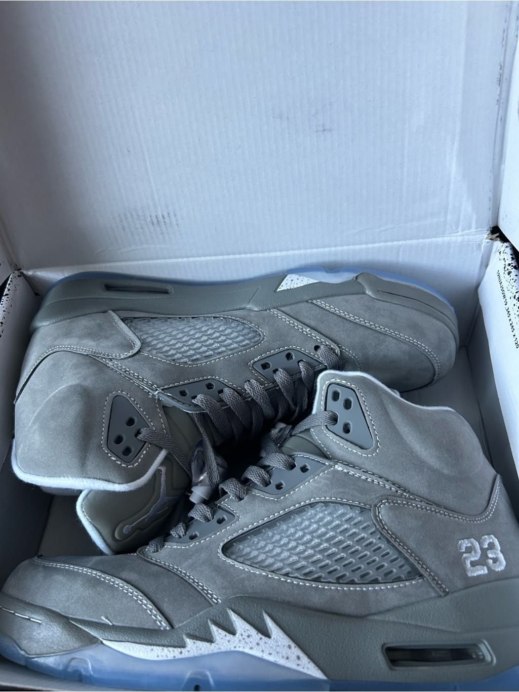 Air Jordan 5 Retro SE 'Wolf Grey' Basketball Shoes 3