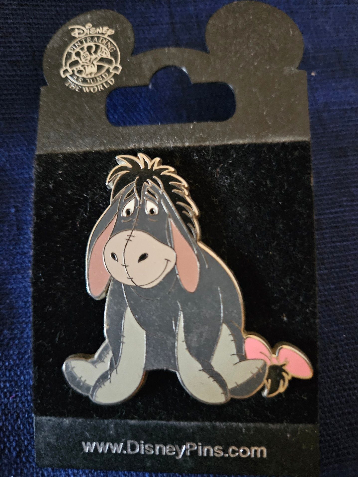Disney Winnie the Pooh Eeyore Sitting Pin (2007) 1