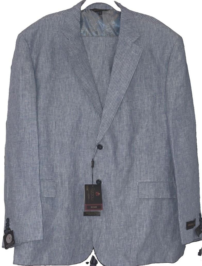 Rizzoli Uomo Rome 2-Piece Suit Set in 100% Irish Linen with Stretch Armhole 2