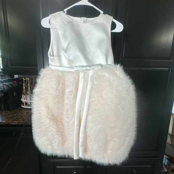 Harry Lambert for ZARA x Disney Faux Fur Mini Dress