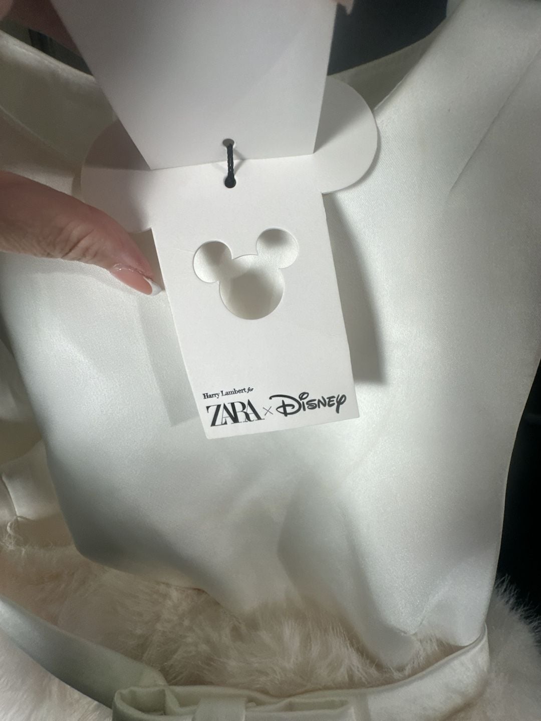 Harry Lambert for ZARA x Disney Faux Fur Mini Dress 7
