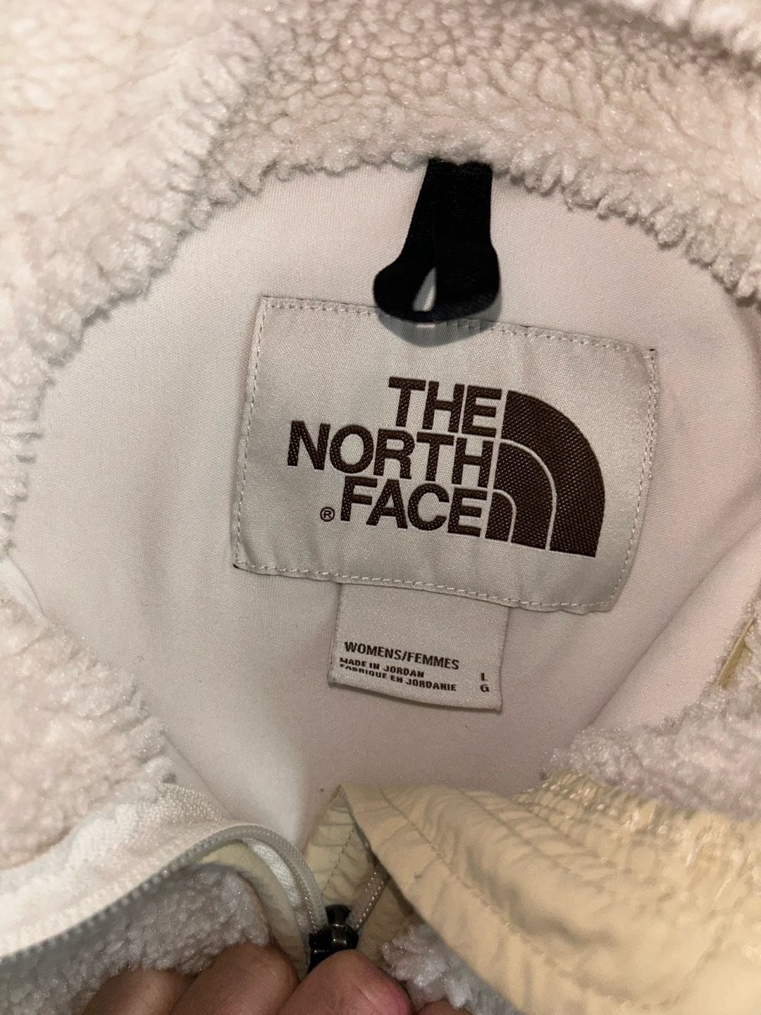 The North Face Women's Extreme Pile 1/2 Zip Fleece Pullover in Gardenia White 3