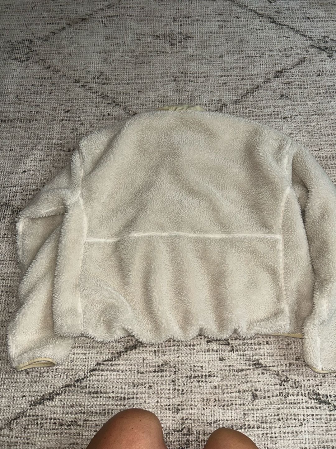 The North Face Women's Extreme Pile 1/2 Zip Fleece Pullover in Gardenia White 6