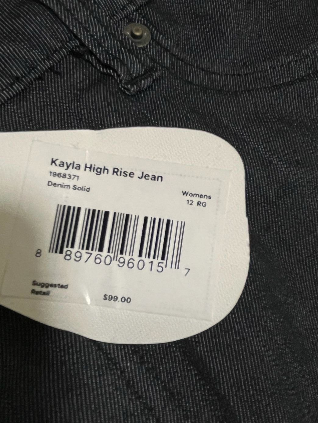 Size 12 Regular prAna Women's Kayla High Rise Stretch Denim Jeans STRETCH 5