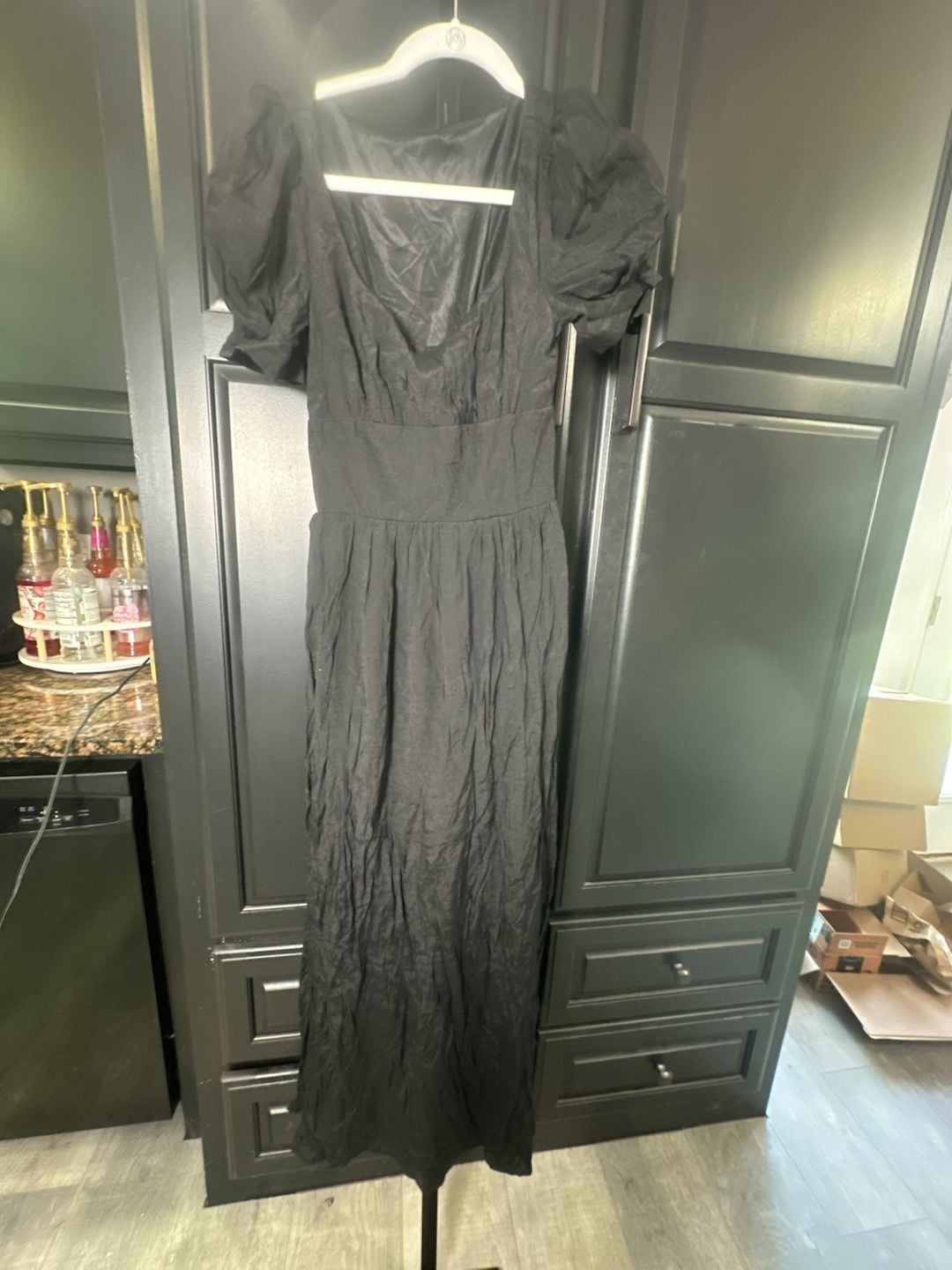 Billabong Women's Love Fade Puff Sleeve Maxi Dress 1