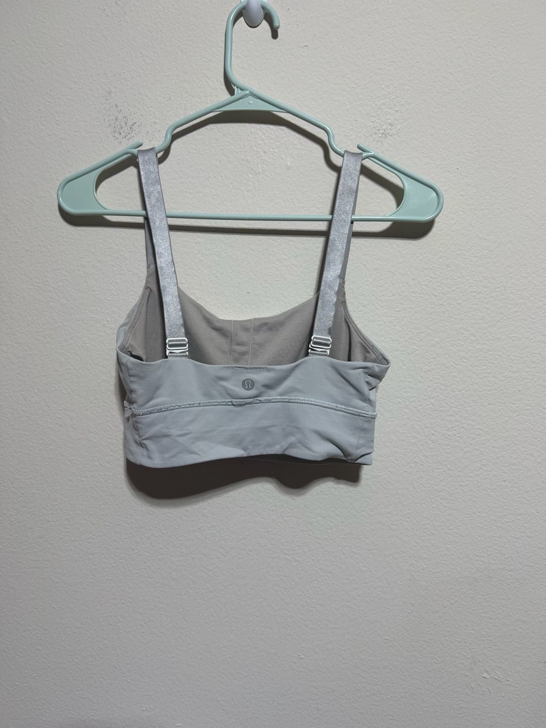 Lululemon Wunder Train Longline Bra with Metallic Straps 2