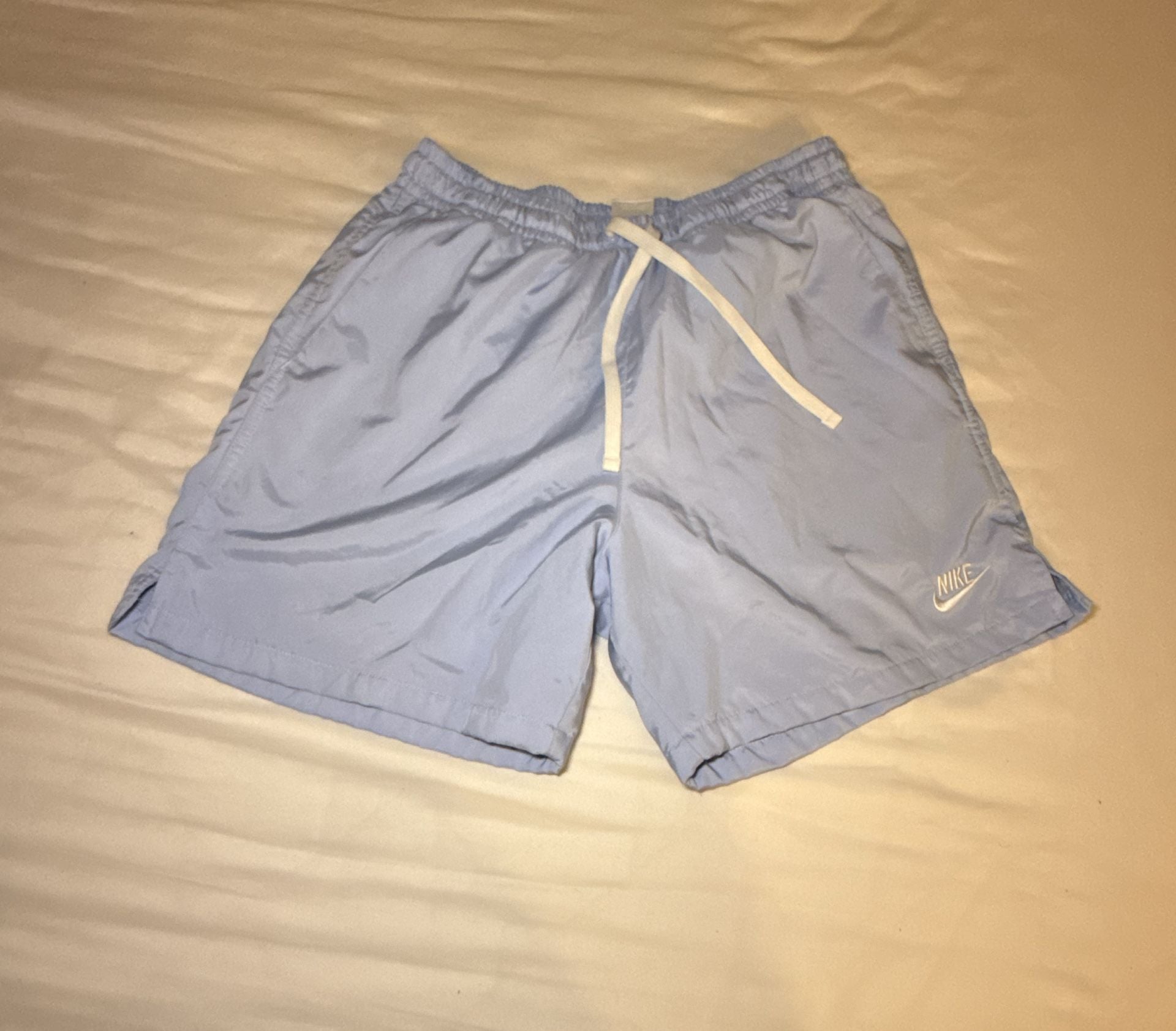 Nike Sportswear Club Woven Lined Flow Shorts in Light Blue 1
