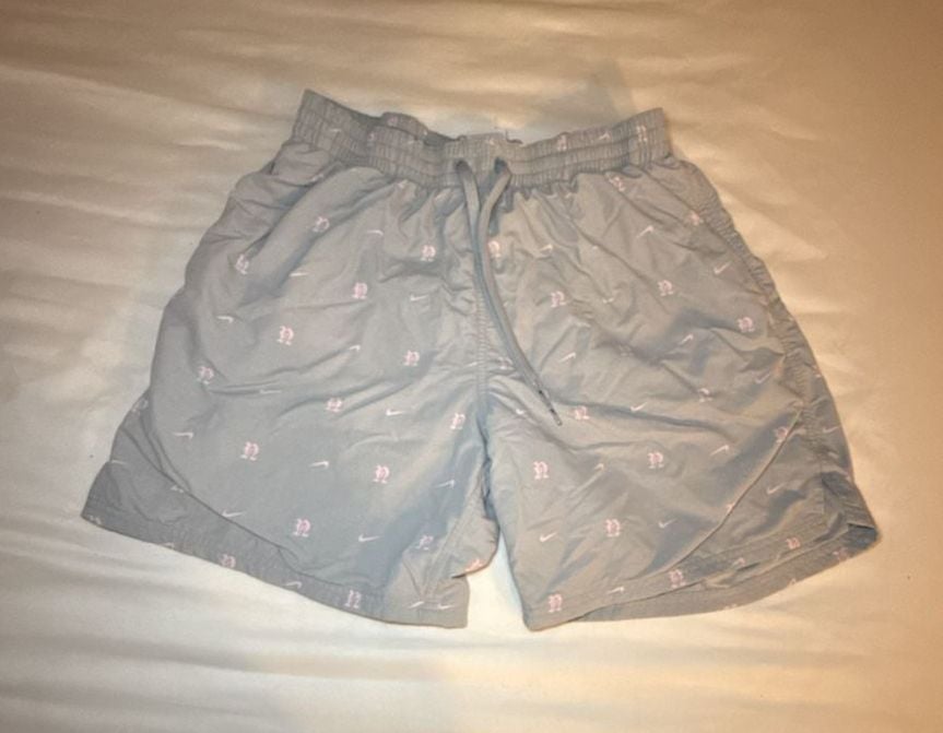 Nike Sportswear Club Monogram Woven Flow Shorts with Gothic Letter Print 1