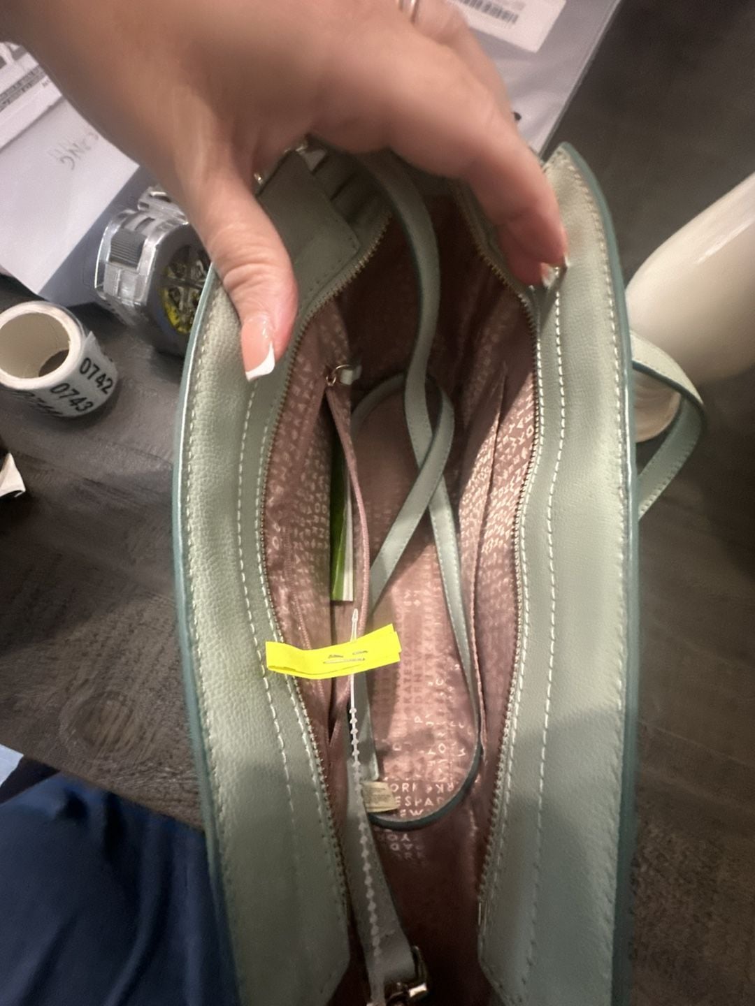 Kate Spade New York Cameron Street Lottie Satchel in Misty Mint 5