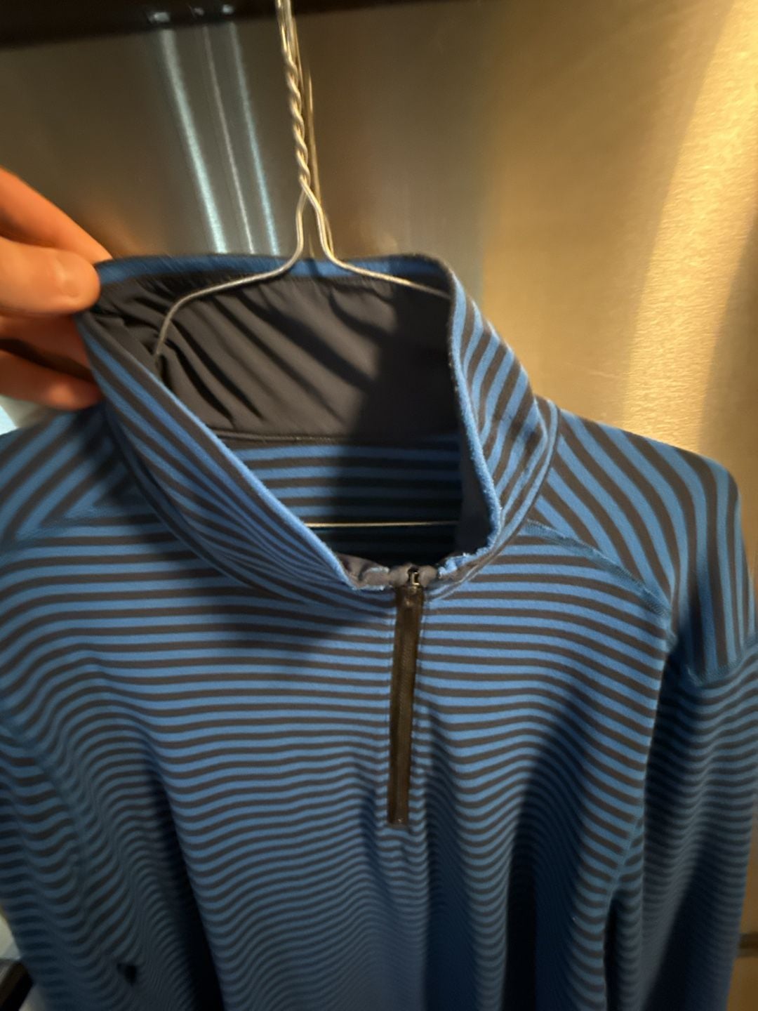 Lululemon Velocity 1/4 Zip Pullover in Mini Hyper Stripe 2