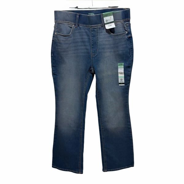 Terra & Sky Women's Plus Size Pull-On Bootcut Jeggings, Size 0X (14W)