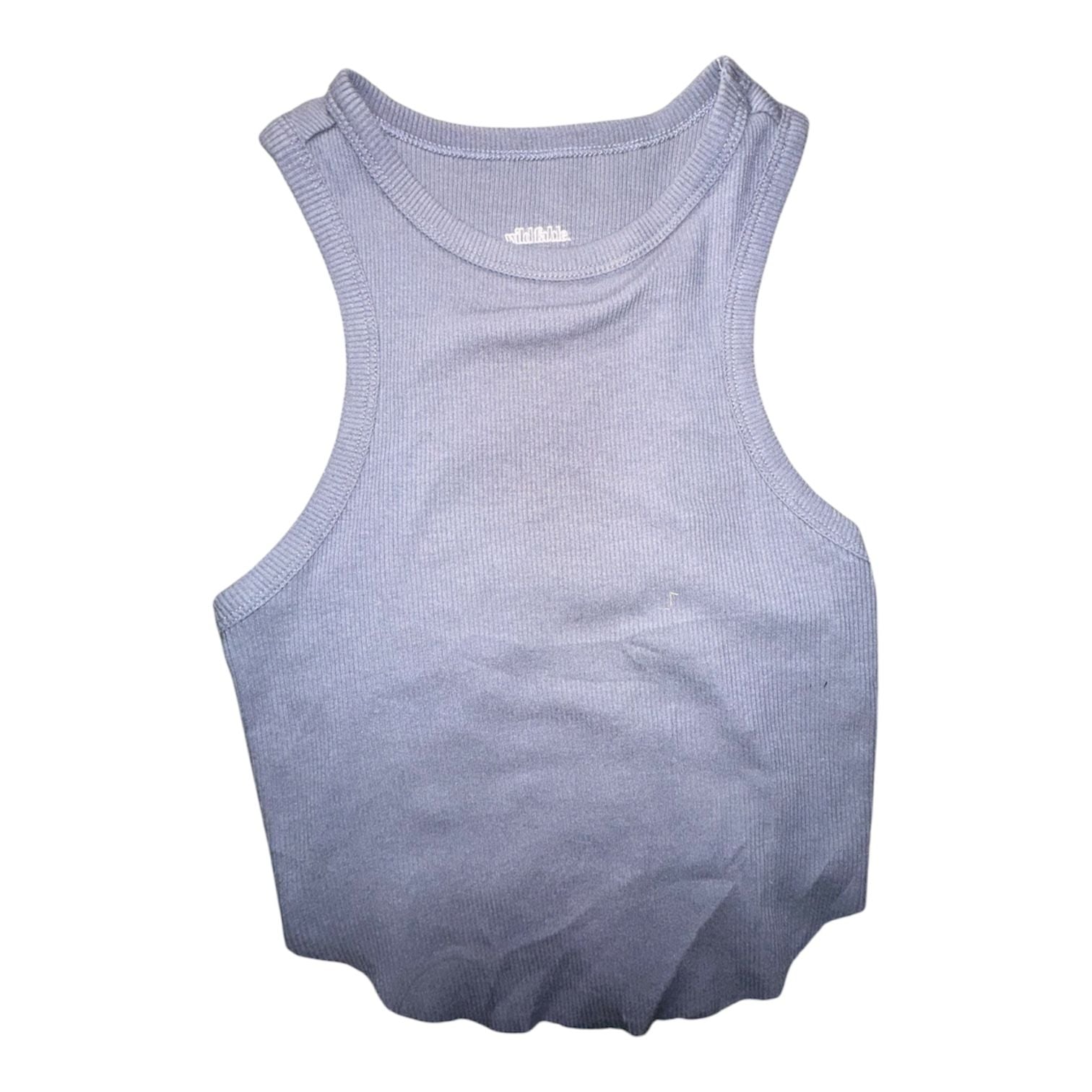 Wild Fable Ribbed Racerback Crop Tank Top 1