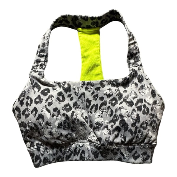 Jessica Simpson Size XS Sport Bra Black Wireless Unlined Racerback