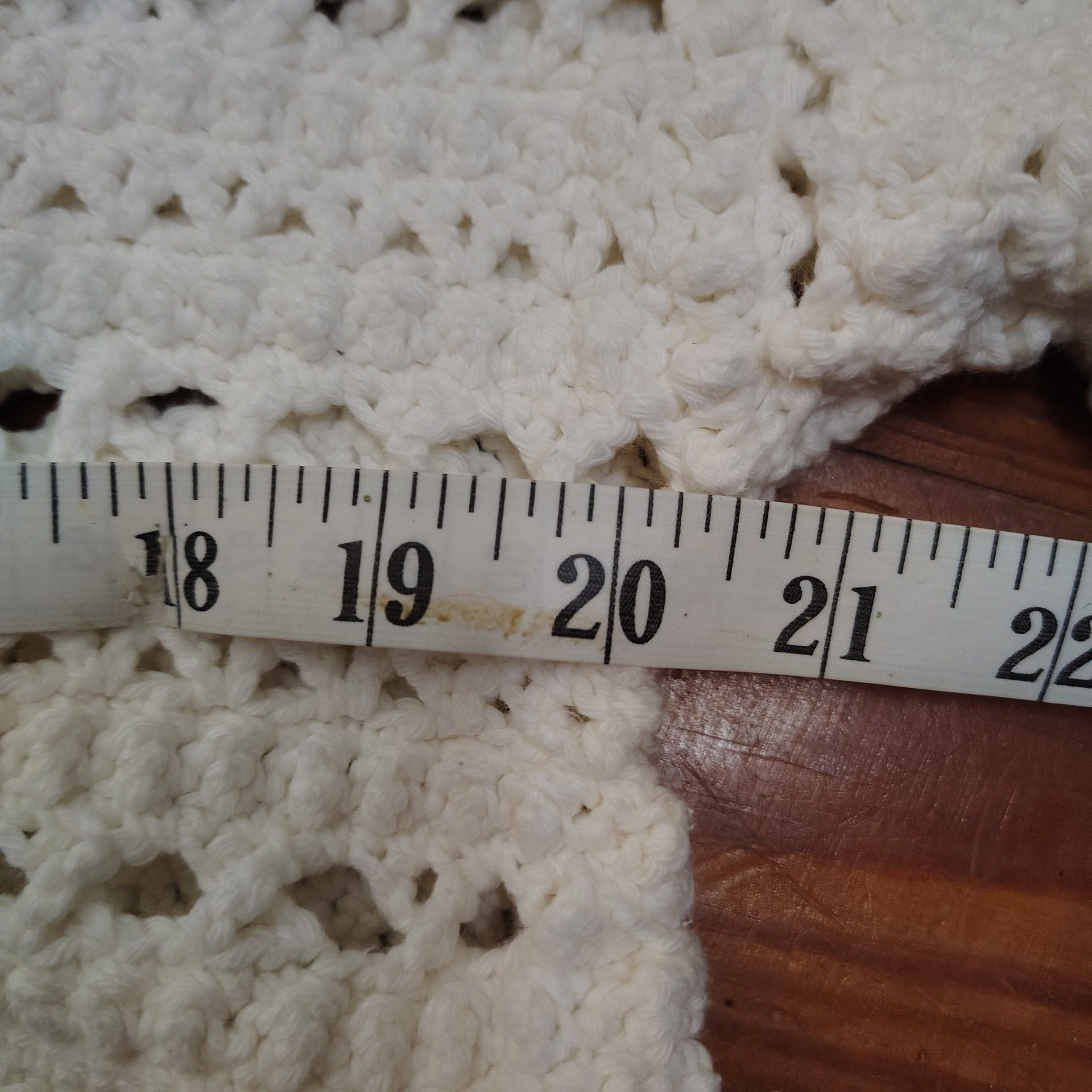 Handmade Cottagecore Boho Coastal cropped sweater 6