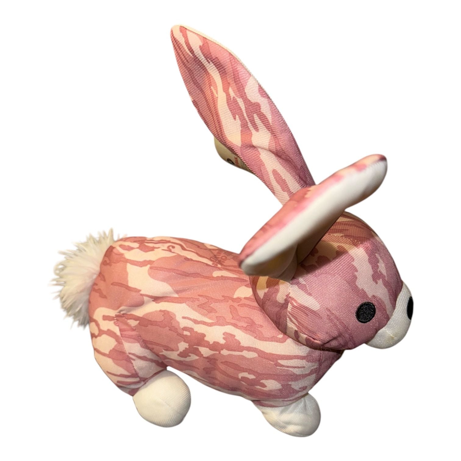 Mossy Oak Pink and White Camouflage Plush Bunny Rabbit Stuffed Toy 3