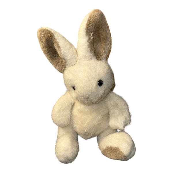 Vintage Westcliff Collection Plush Bunny Rabbit White and Tan