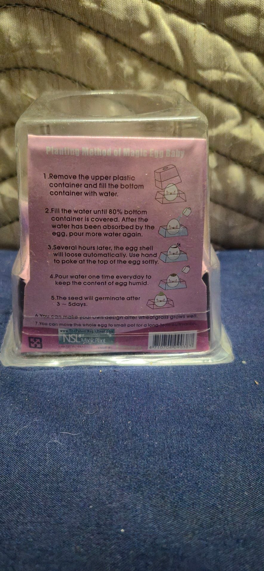NSL Magic Egg Baby Novelty Plant Growing Kit 6