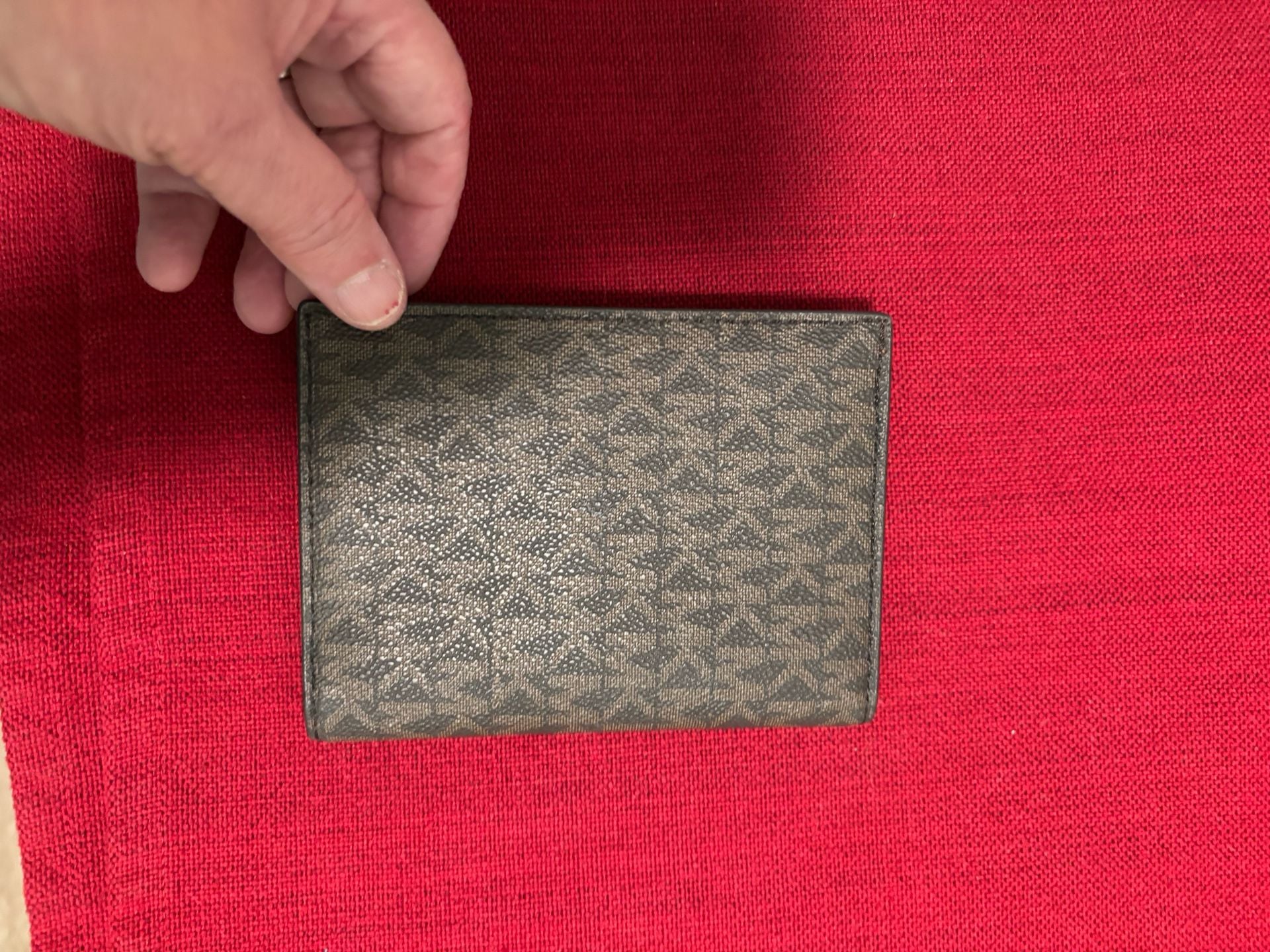 Michael Kors Signature Logo Bifold Card Organizer Wallet 4