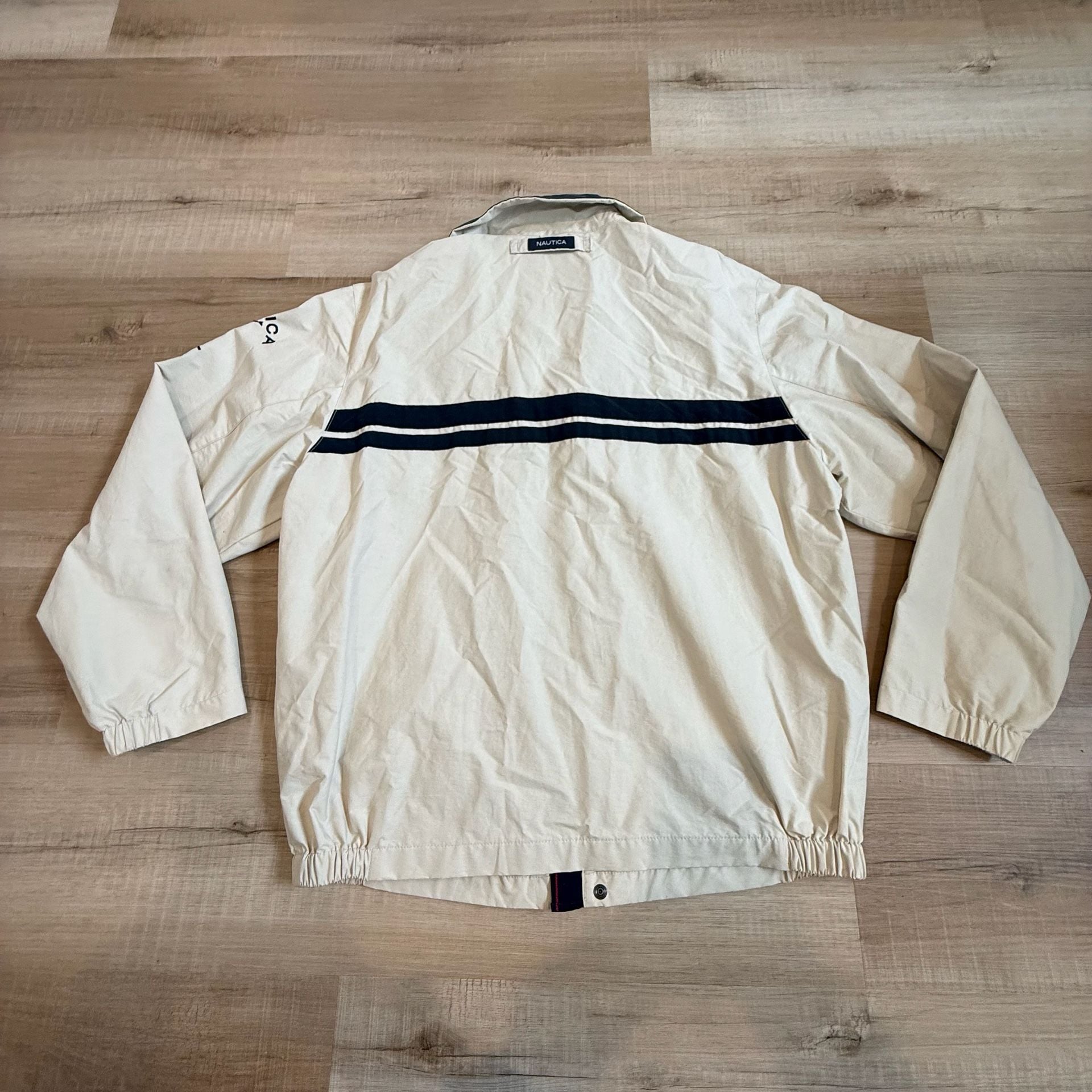 Vintage Nautica Competition Sailing Jacket with Logo Sleeve Detail 7
