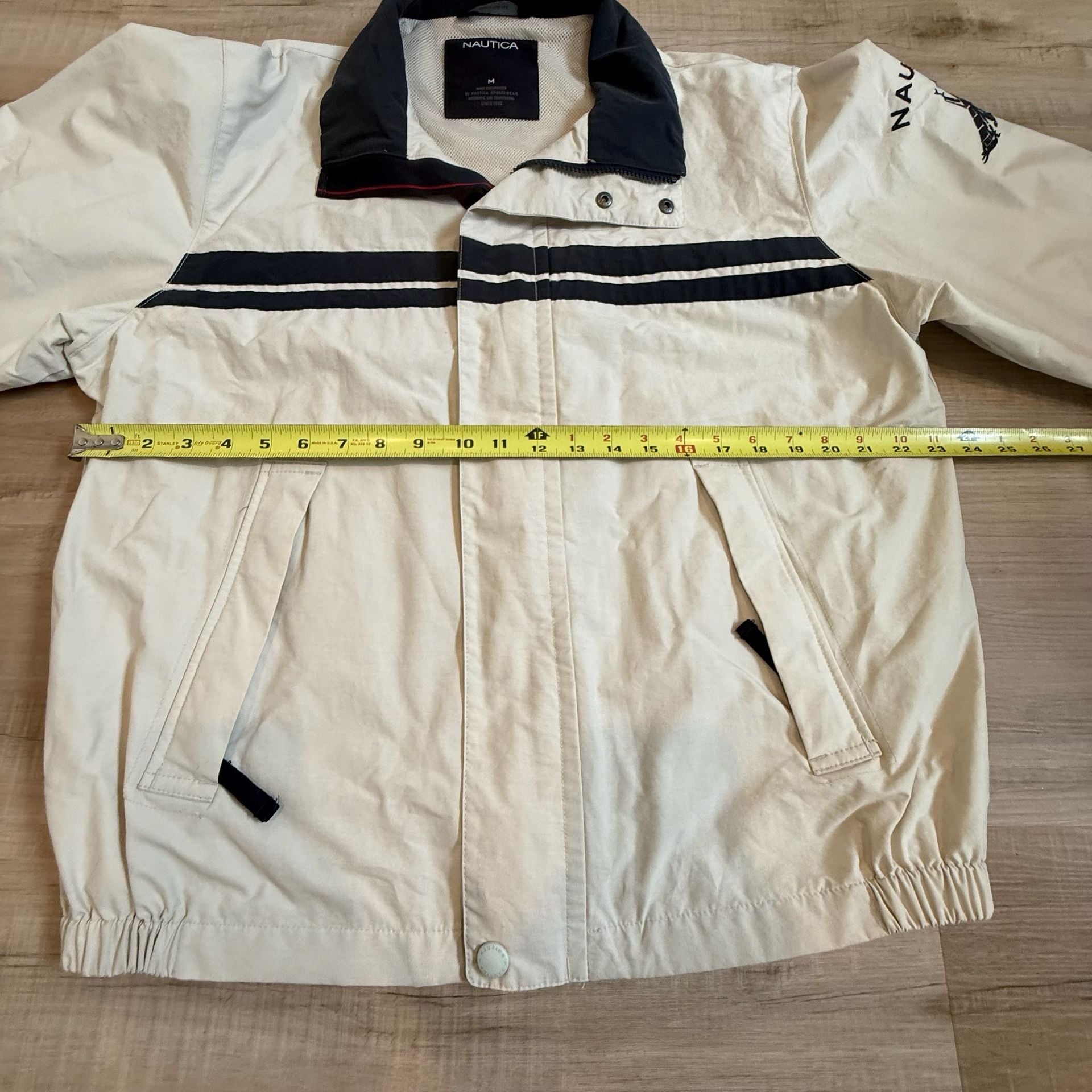 Vintage Nautica Competition Sailing Jacket with Logo Sleeve Detail 9