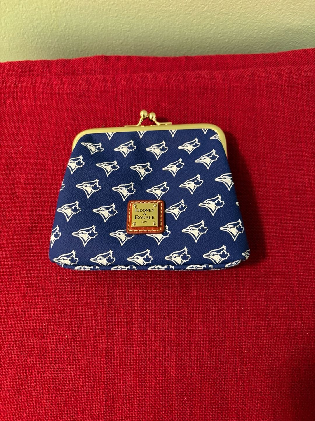 Dooney & Bourke MLB Toronto Blue Jays Large Framed Kisslock Purse 2