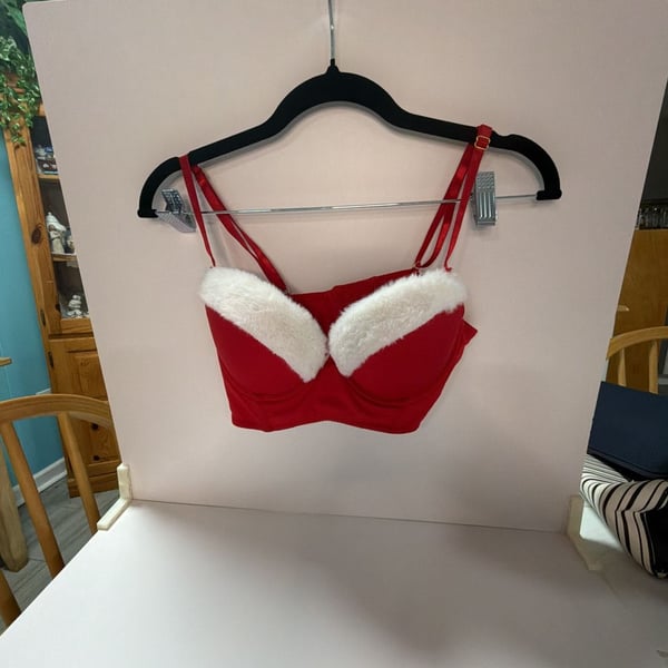 Claussa Women's Push Up Demi Bra – Dark red – Forever Blondes