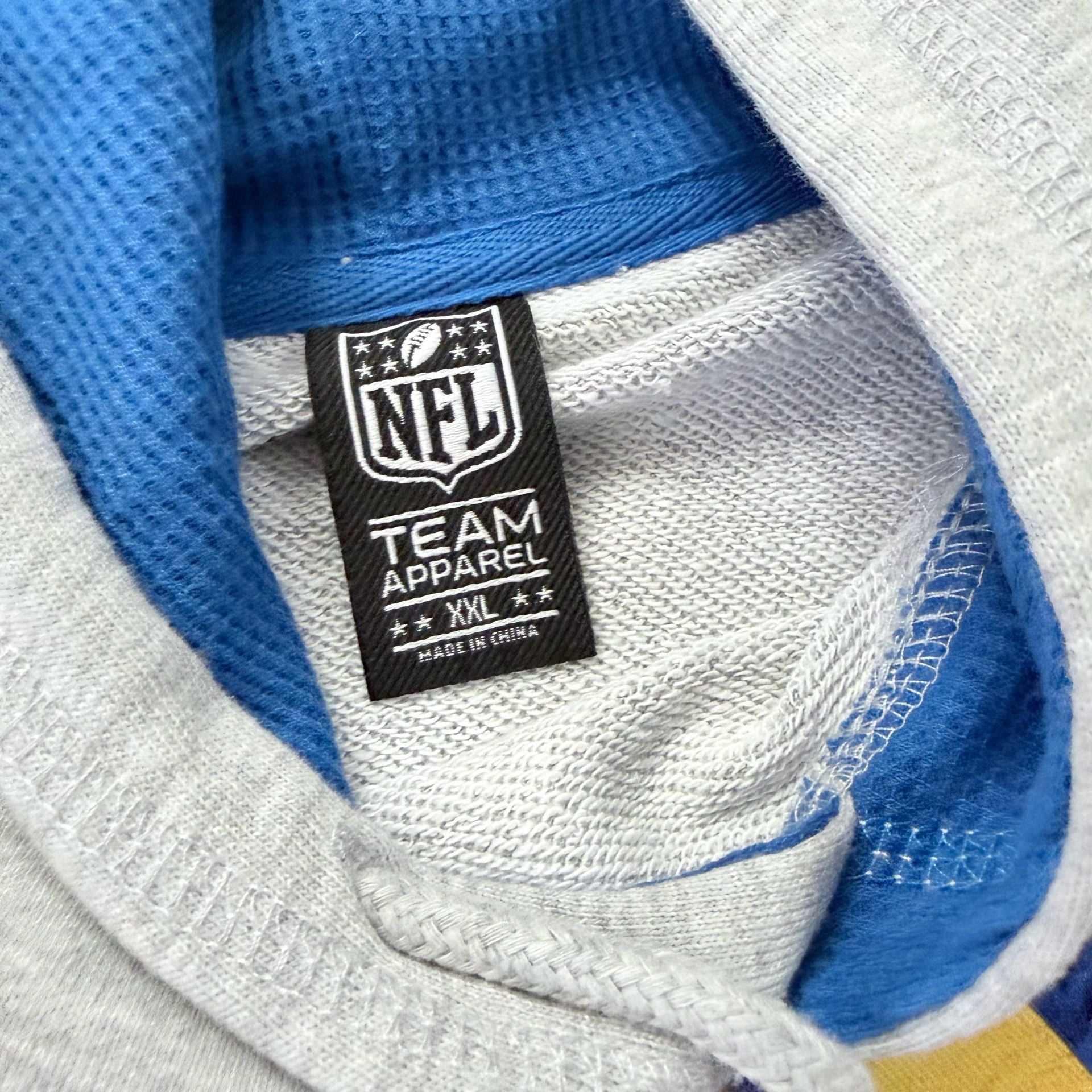 NWT NFL Los Angeles Rams Graphic Pullover Hoodie XXL Gray 4