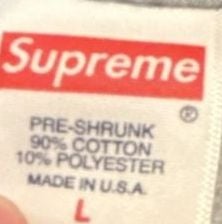Supreme Experientia Tee Heather Grey FW21 3