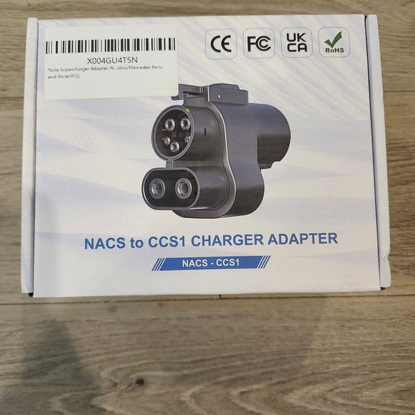 Hurricane Plug NACS to CCS1 Supercharger Adapter