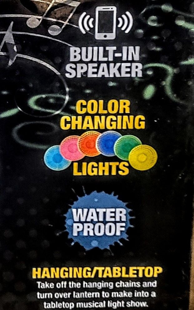 Regal Art & Gift Wireless Speaker Flower Lantern with Color Changing Lights 5