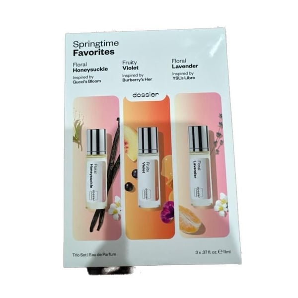Dossier Springtime Favorites Perfume Trio Set (3 x 11ml)