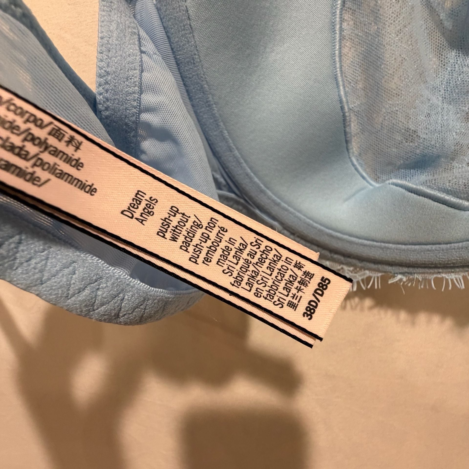 Victoria's Secret Dream Angels Unlined Uplift Lace Bra 12
