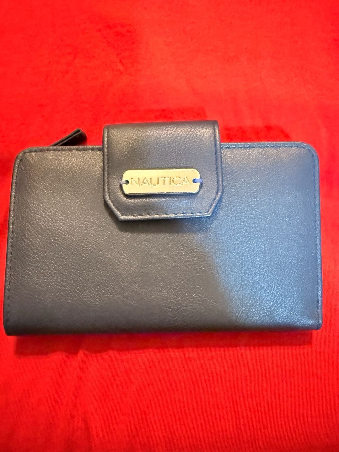 Nautica RFID Protected Bi-Fold Wallet in Blue 1