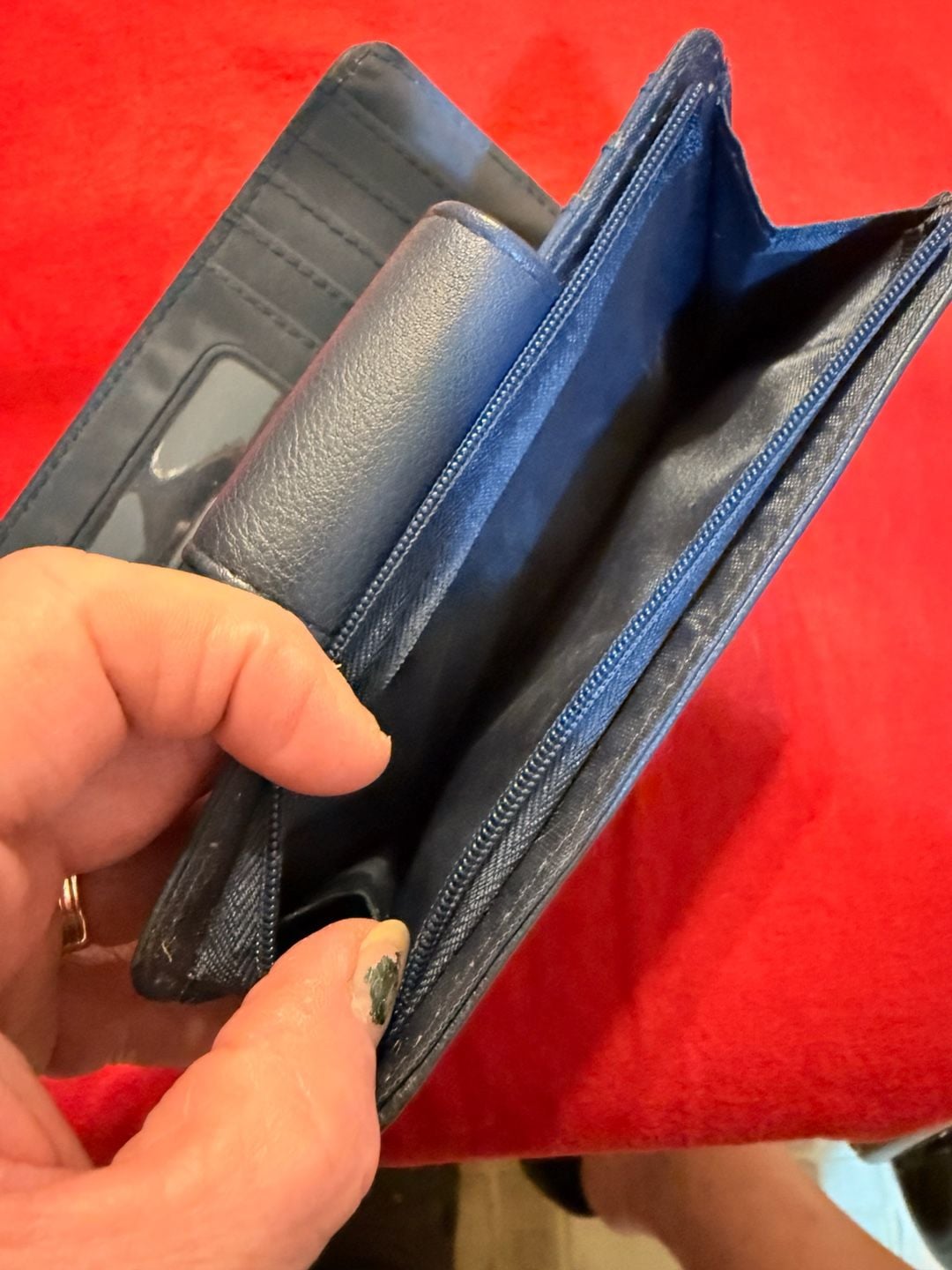 Nautica RFID Protected Bi-Fold Wallet in Blue 5