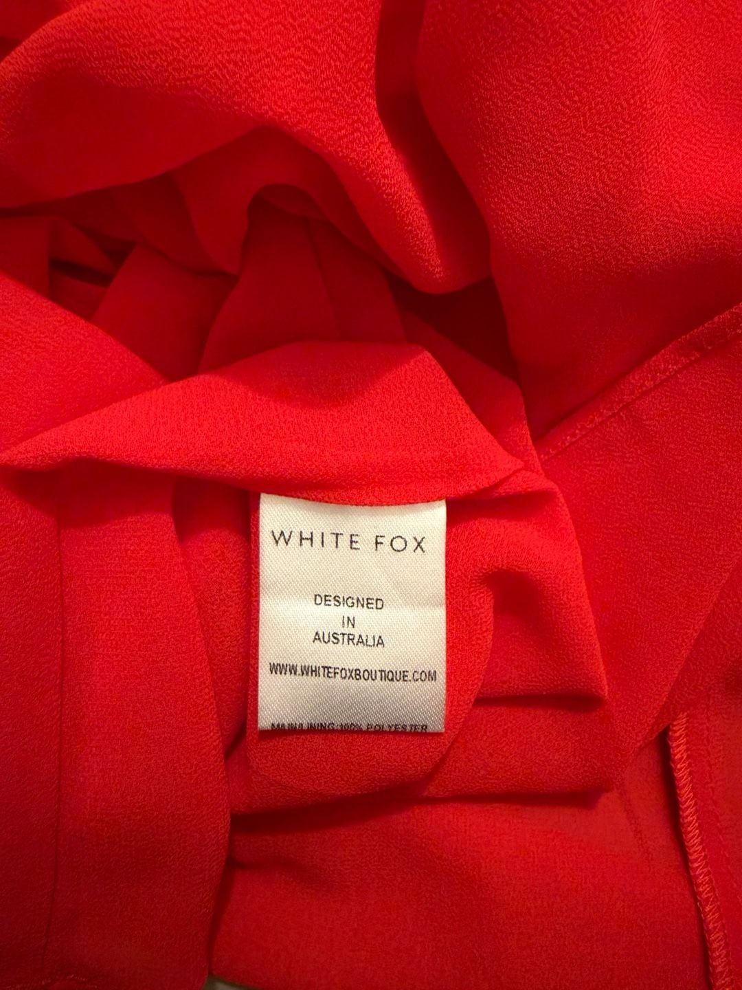 White Fox Boutique Red Ruffle Mini Dress 5