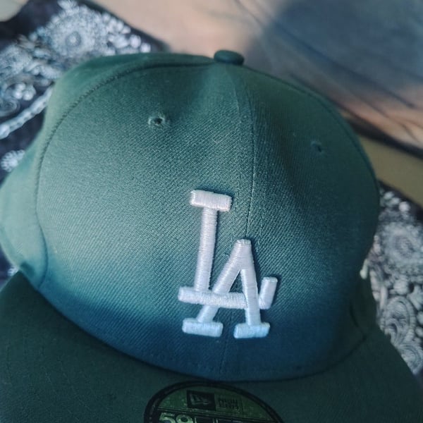 New Era Los Angeles Dodgers 59FIFTY Fitted Cap in Dark Green