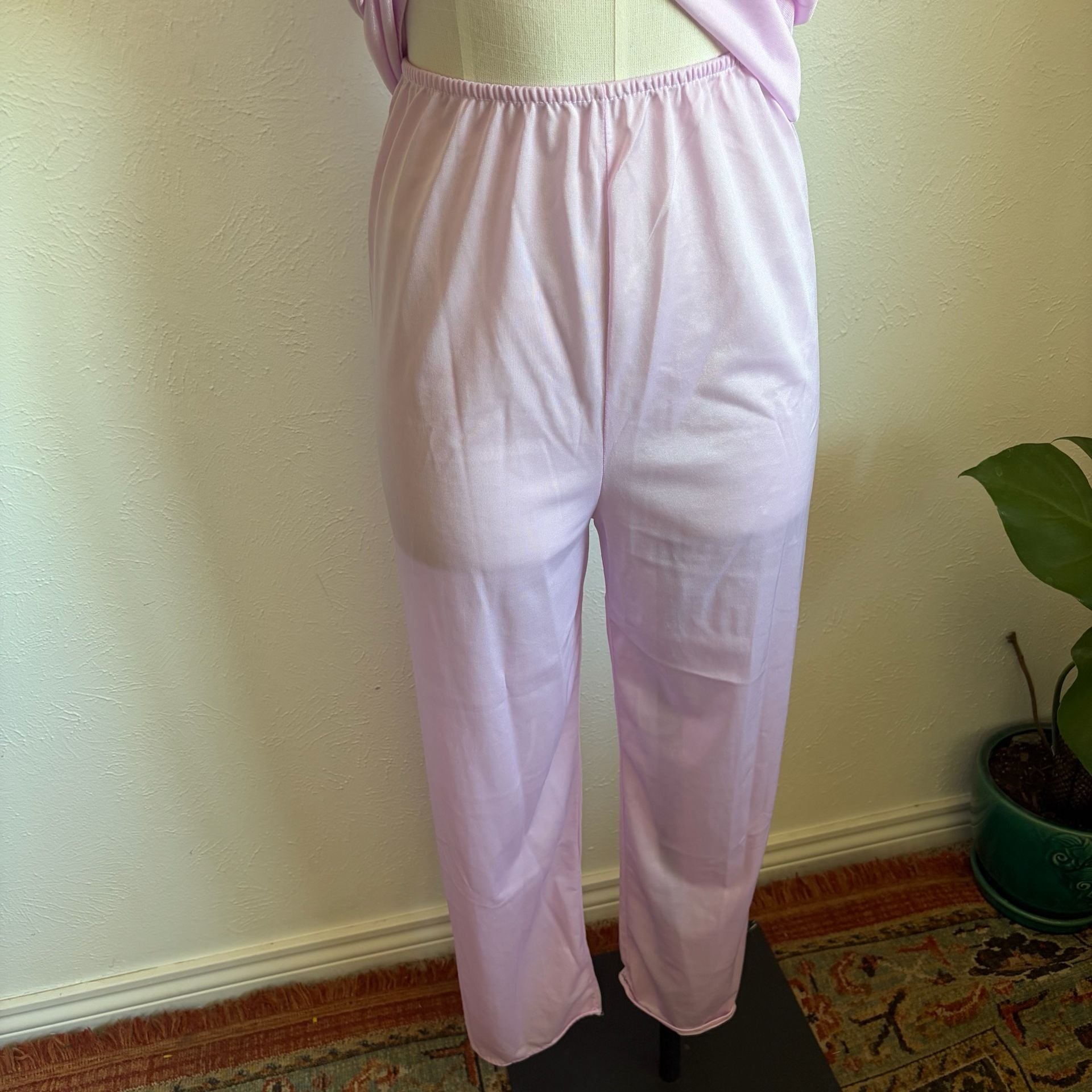 Vintage Rikki New York Lavender Two-Piece PJ Set XS 4