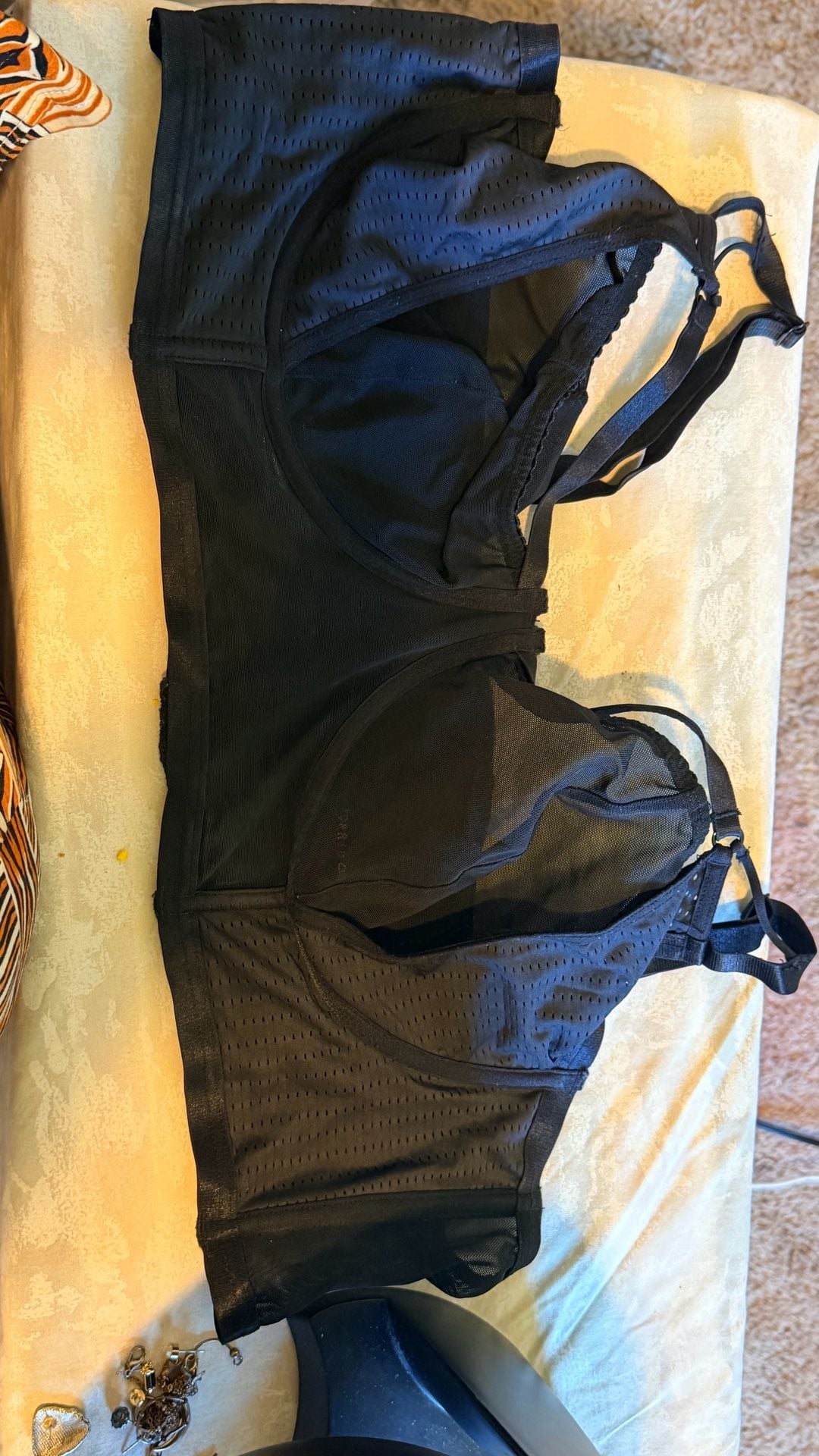 Torrid Curve Black Mesh Underwire Bra 1