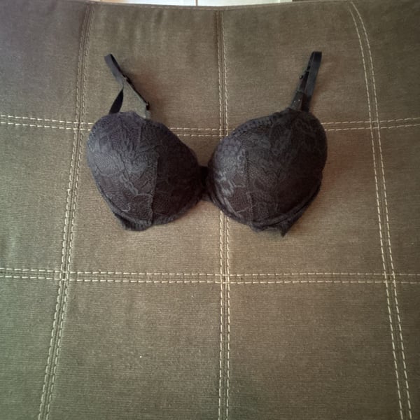 La Senza Obsession Black Lace Push-Up Bra 32DD