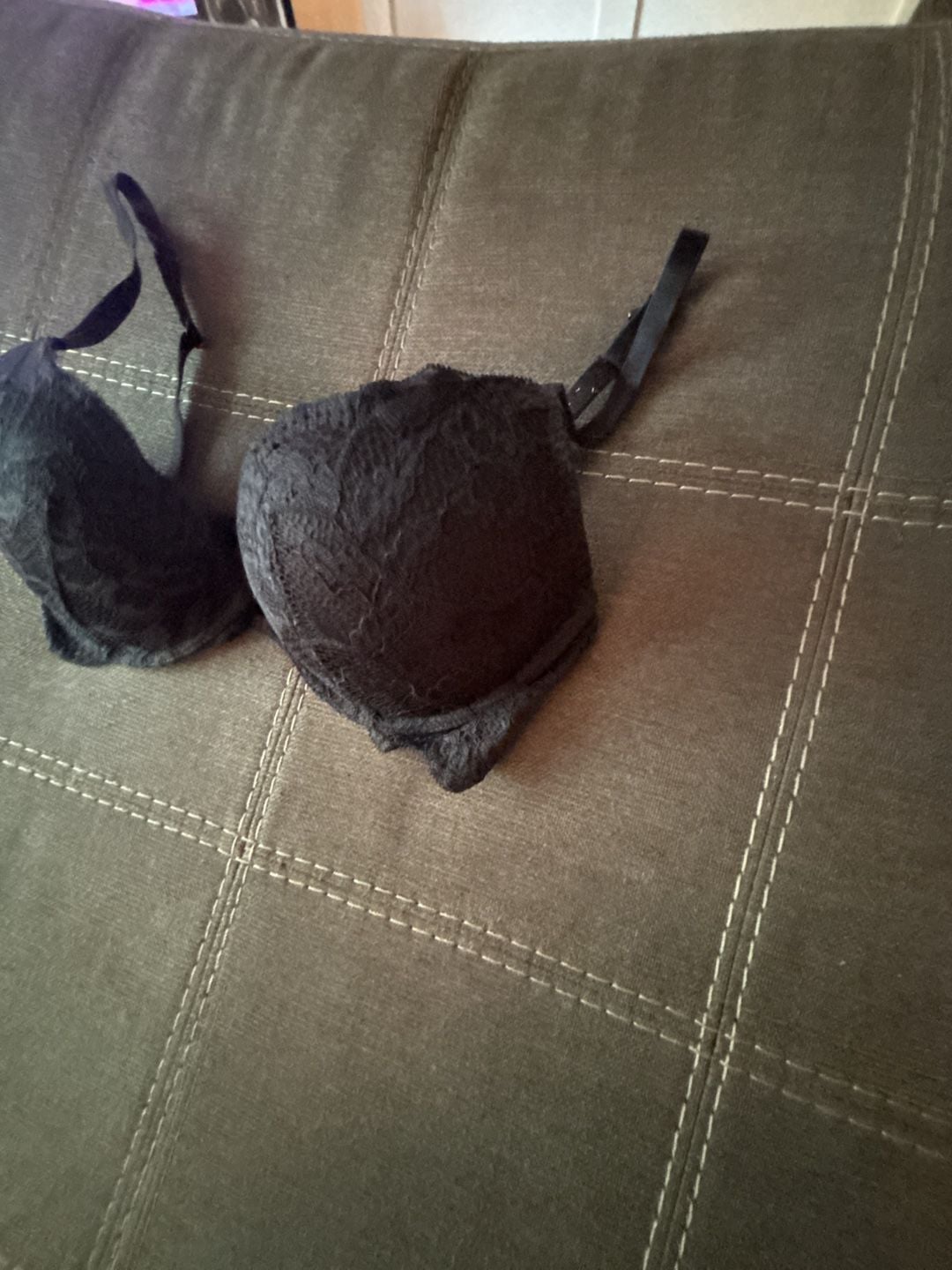 La Senza Obsession Black Lace Push-Up Bra 32DD 2