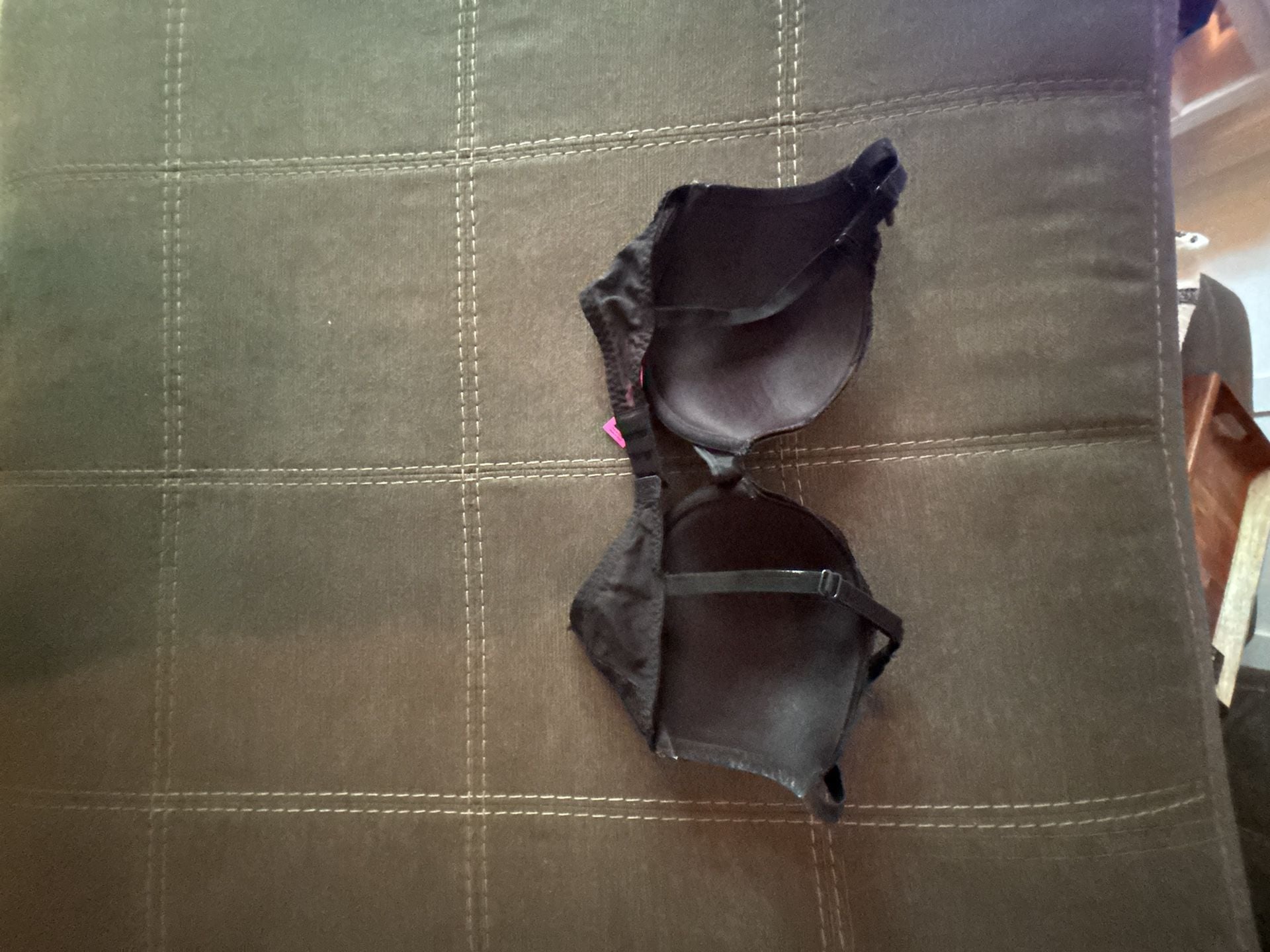 La Senza Obsession Black Lace Push-Up Bra 32DD 4