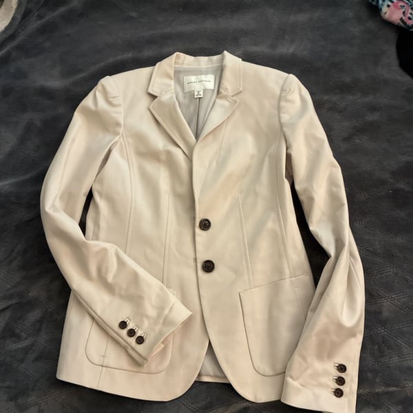 Banana Republic Women's Stretch Tall Two-Button Blazer Jacket, Size 8